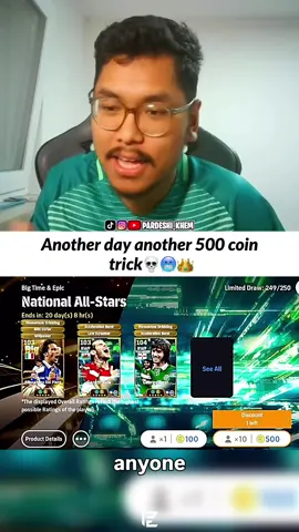 Another 500 coins… another trick cooked. 💀🥶👑 Would you try this one? 👀👇 #eFootball #eFootball2026 #eFootballMobile #500Coins #PackOpening      