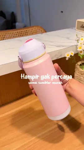buat bawa minuman setiap hari worth it lah 😆  #tumblerstainless #tumblertahandingin #botolminumstainless #tumblerkopi #tumblermurah 