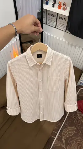 Kemeja stripe salur premium😎#kemejastripe #kemejasalur #outfitideas #fypage 