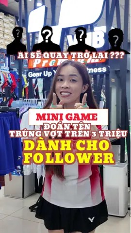 Ai sẽ trở lại kênh 𝐕𝐍𝐁 𝐁𝐈̀𝐍𝐇 𝐓𝐇𝐀̣𝐍𝐇, cmt nhận quà nào, cú pháp Tên_số lượng người cmt giống như bạn. Ai đúng và sớm nhất sẽ nhận quà vợt trên 3triệu nhaaa #vnbbinhthanh #votcaulong #ilovebadminton #giaycaulong #trickshot