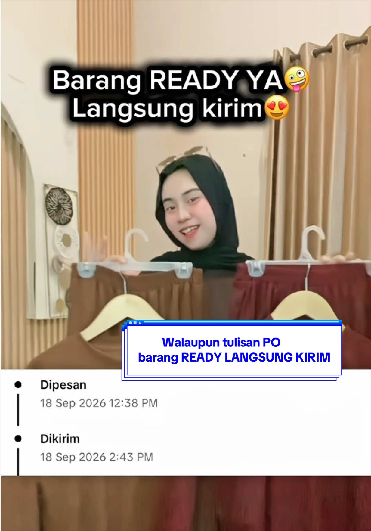 Langsung kirim no no PO😍
