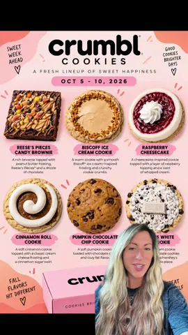 October Crumbl Cookie Spoilers! @Crumbl @Crumbl Canada #crumbl #crumblcookie @Hershey's #crumblspoiler #crumblreview #hersheys 