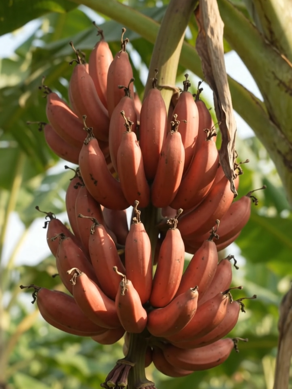 Giống chuối đỏ độc lạ #banana #chuối #caygiong 
