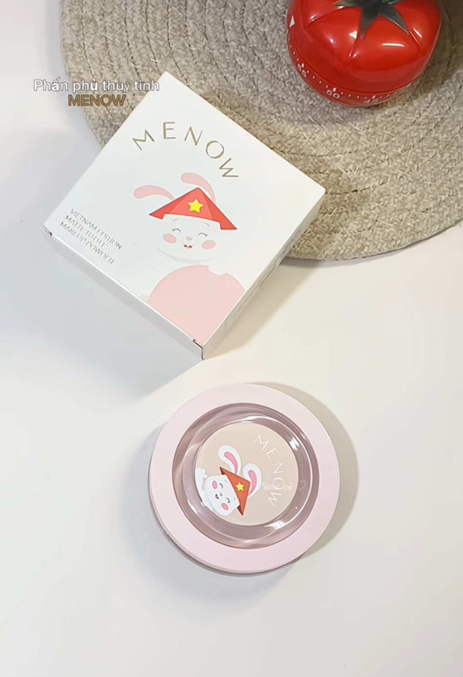 Phấn phủ nâng tone, làm đều màu da Menow✨ #phanphu #phanphukiemdau  #Menow #makeup #xuhuong 
