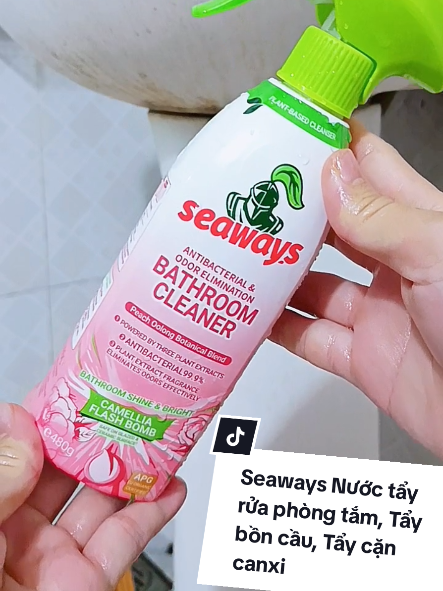 #creatorsearchinsights #muanhanhkeohet #trendingtiktok #seaways #chaixịttẩyđanăng Seaways Nước tẩy rửa phòng tắm 500ml, Tẩy bồn cầu, Tẩy cặn canxi