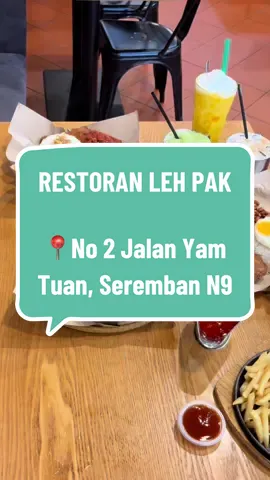 @LEH PAK RESTORAN dah ada sijil HALAL ‼️ Siapa yang belum datang, korang kena cuba semua menu yang ada kat sini.  Paling penting, sekarang ni semua menu yang menggunakan cili, diorang guna cili dari ladang mereka sendiri.  Ladang cili mereka terletak di Perak.  Walaupun cili tu nampak merah menyala, tapi tak terlalu pedas.  Sedap.  Korang kena cuba.  Jom saya tunjuk apa yang menarik.  #restoranlehpak  #lehpakrestoran  #Foodie  #kedaimakanseremban  #wantakaful 