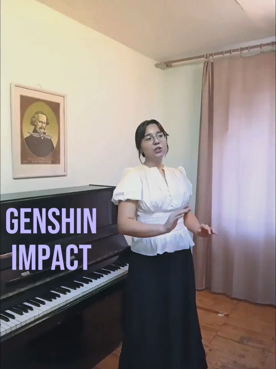 Genshin Impact OST Снежная – «Ночью зимнею...» #вокалистка #музыка #GenshinImpact #геншин #водяница @Genshin Impact RU 