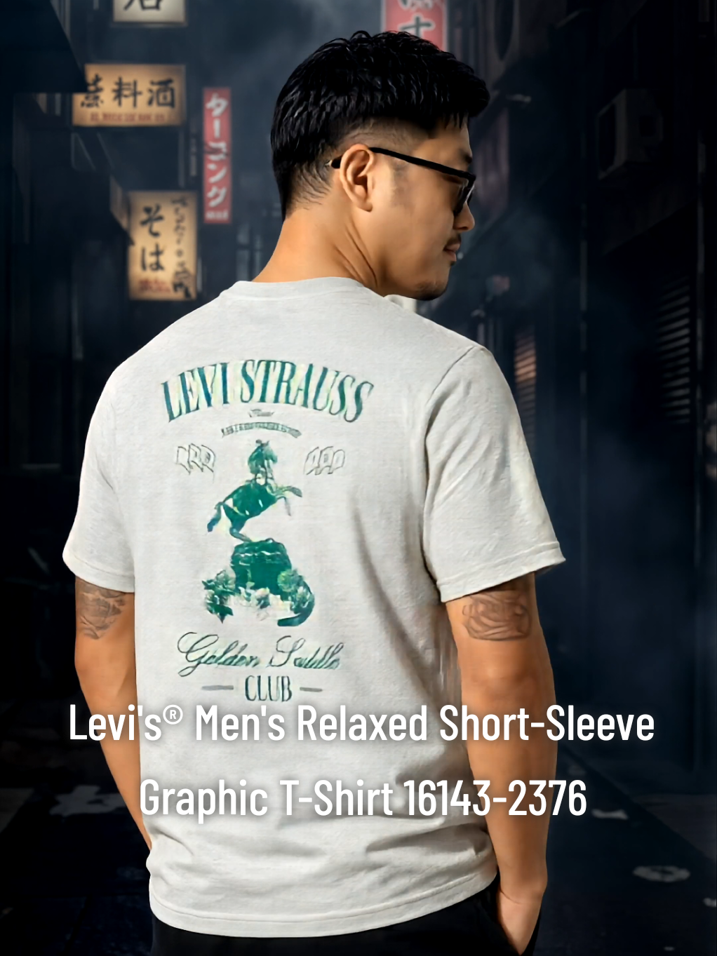 🌟 Elevate your casual wardrobe with the Levi's® Men's Relaxed Short-Sleeve Graphic T-Shirt (Model 16143-2376). This versatile tee combines comfort and style, making it the perfect addition to any outfit. Crafted from soft, breathable fabric, it offers a relaxed fit that allows for easy movement while maintaining a polished look.  Featuring a bold graphic design, this t-shirt is not just a piece of clothing; it's a statement. Pair it with your favorite jeans or shorts for a laid-back vibe, or dress it up with a jacket for a night out.  Whether you're running errands or hanging out with friends, this tee is designed to keep you looking effortlessly cool. Upgrade your essentials with Levi's®—where quality meets style.  #Levis #GraphicTee #CasualStyle #FashionEssentials #Menswear
