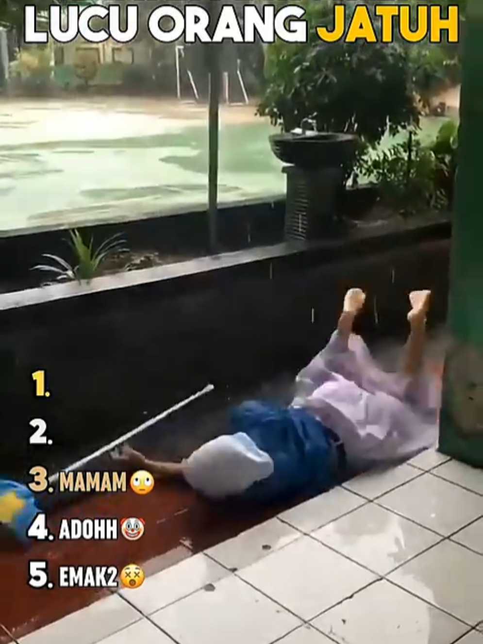 Ranking Momen Orang Jatuh 🤣 #lucu #ngakak 