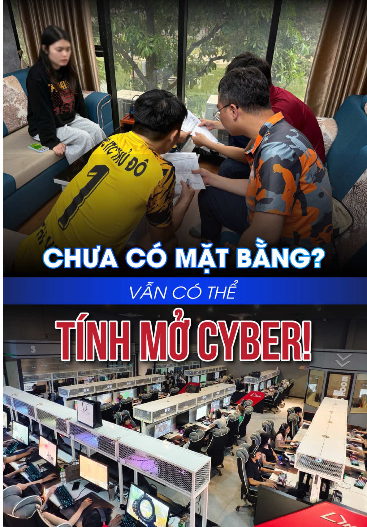 Chưa có mặt bằng, vẫn có thể bắt đầu mở Cyber Game? Nhiều người nghĩ phải có sẵn mặt bằng mới tính chuyện đầu tư. Nhưng thực tế, chọn mô hình và khảo sát mặt bằng phù hợp mới là bước cần làm trước. Vậy chưa có mặt bằng thì nên bắt đầu từ đâu? #24hcomputer #cybergame #dautucybergame #kinhdoanhgamenet #phongnet  