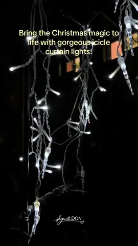 Solar Curtain Lights #solarchristmaslights #solarcurtainchristmaslights #curtainchristmaslights #fyp 