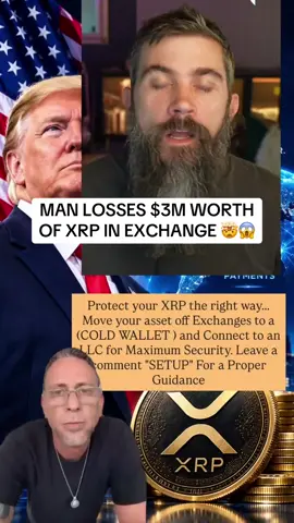 A man who woke up on a Wednesday morning and saw all his XRP was drained out of his wallet, Over $3M worth of XRP was completely gone 🤯😱. #xrp #xrpnews #xrpcommunity #xrpholders #crypto 