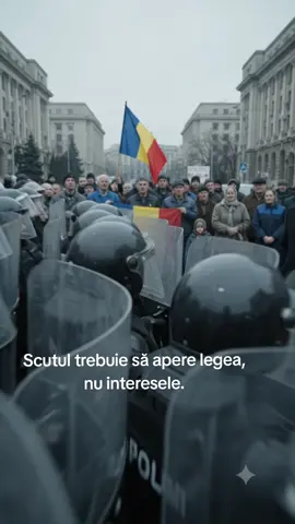 Între cetățean și puterea politică nu ar trebui să existe un zid de scuturi. 🇷🇴 Jandarmul are datoria să apere ordinea și legea, nu interesele unui politician. Guvernele și politicienii se schimbă. Oamenii și țara rămân. Nicio funcție și nicio uniformă nu trebuie să fie mai presus de lege. #Romania #Jandarmi #Politicieni #Cetateni #LegeaPentruToti 