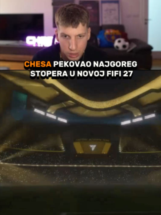 CHESA PEKOVAO NAJGOREG  STOPERA U NOVOJ FIFI 27 #fyp #goviral #balkan