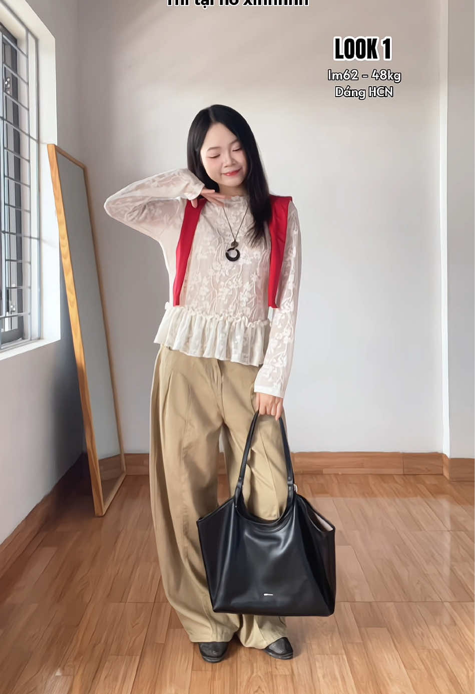 Mùa thu ơi e đến đây #outfitidea #thoitrangnu #xuhuong 