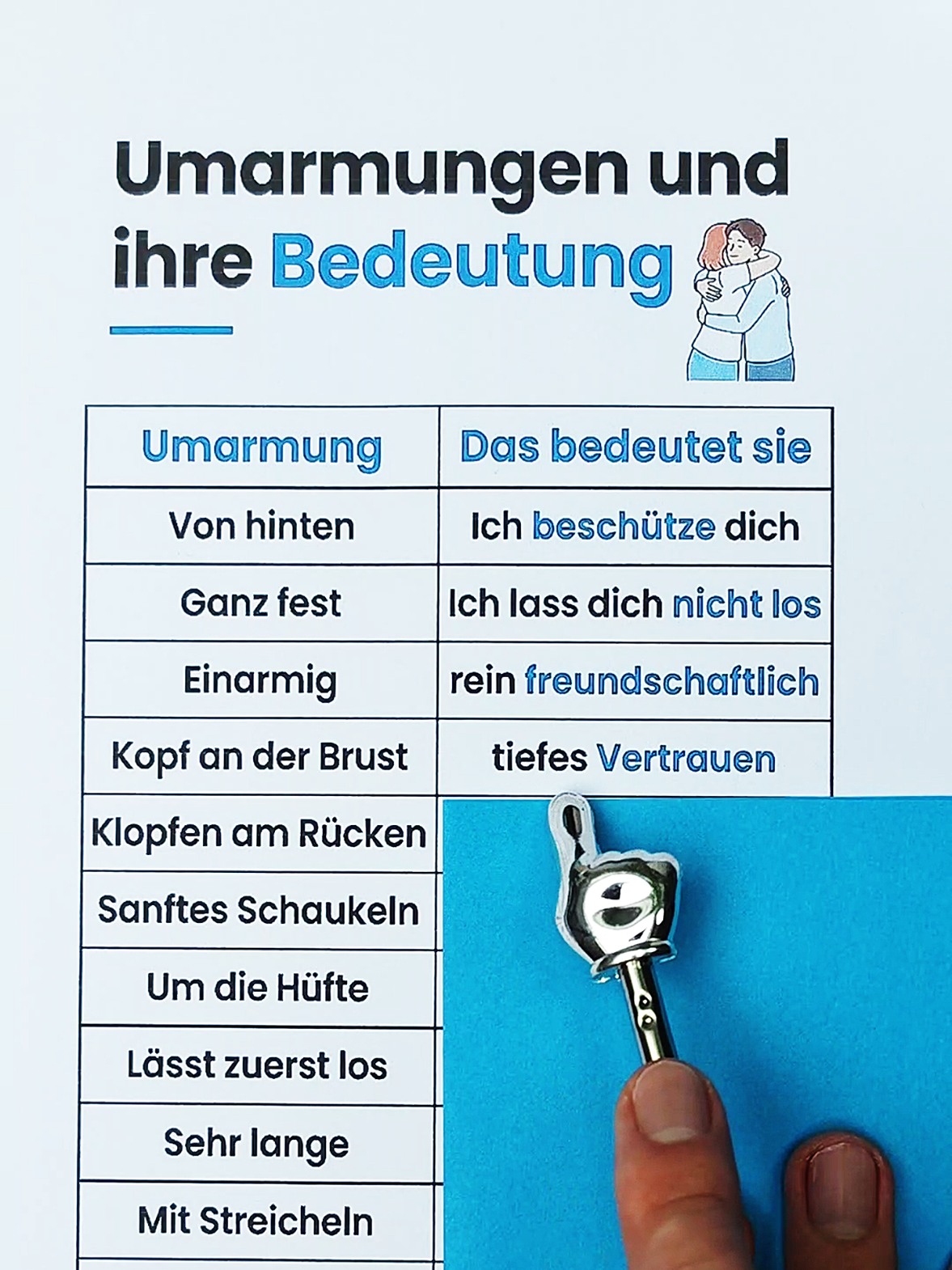 Umarmungen und ihre Bedeutung ♥️🇩🇪 Deutsch lernen mit Nähe, Gefühlen und Körpersprache. 