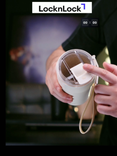bình phủ sứ metro coffee locknlock #locknlock