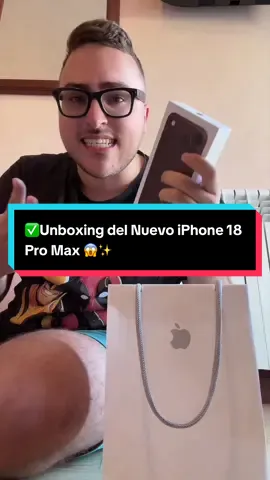 ✅Unboxing del Nuevo iPhone 18 Pro Max 😱✨ #apple #movil #iphone18 #noticias 