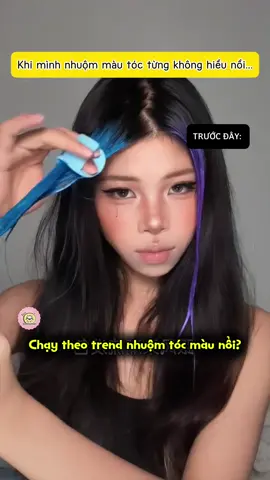 Một ngày nọ, tôi lại nhuộm màu tóc từng không thể hiểu nổi vì sao người ta lại thích… 💙😂 Đúng là có những thứ phải tự thử rồi mới hiểu! #learnontiktok #beautytips #nhuomtoc #hairstyle #styleinspo 