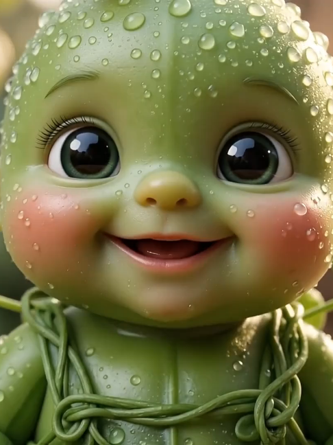 Cute Fruity Baby Eating #tikto #fyp #cartoon #ai