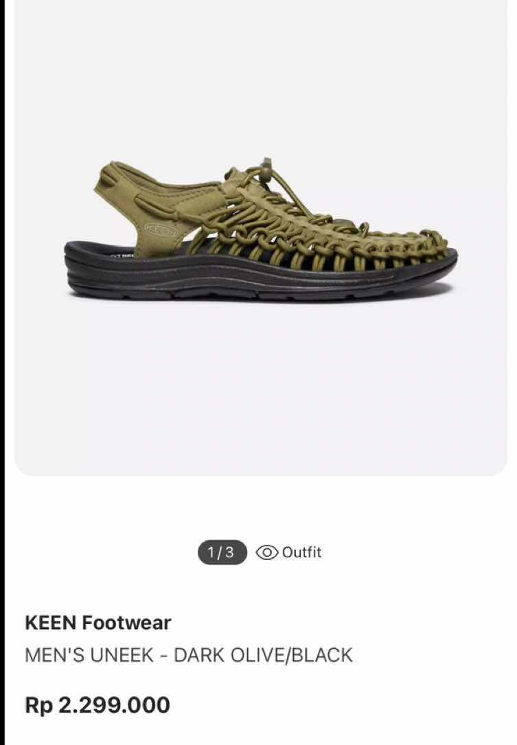 Jual sendal keen kondisi masih joss banget lengkap box pula lagi termurah sejagat 😆 #keen #keensandals #fyp #fypシ 