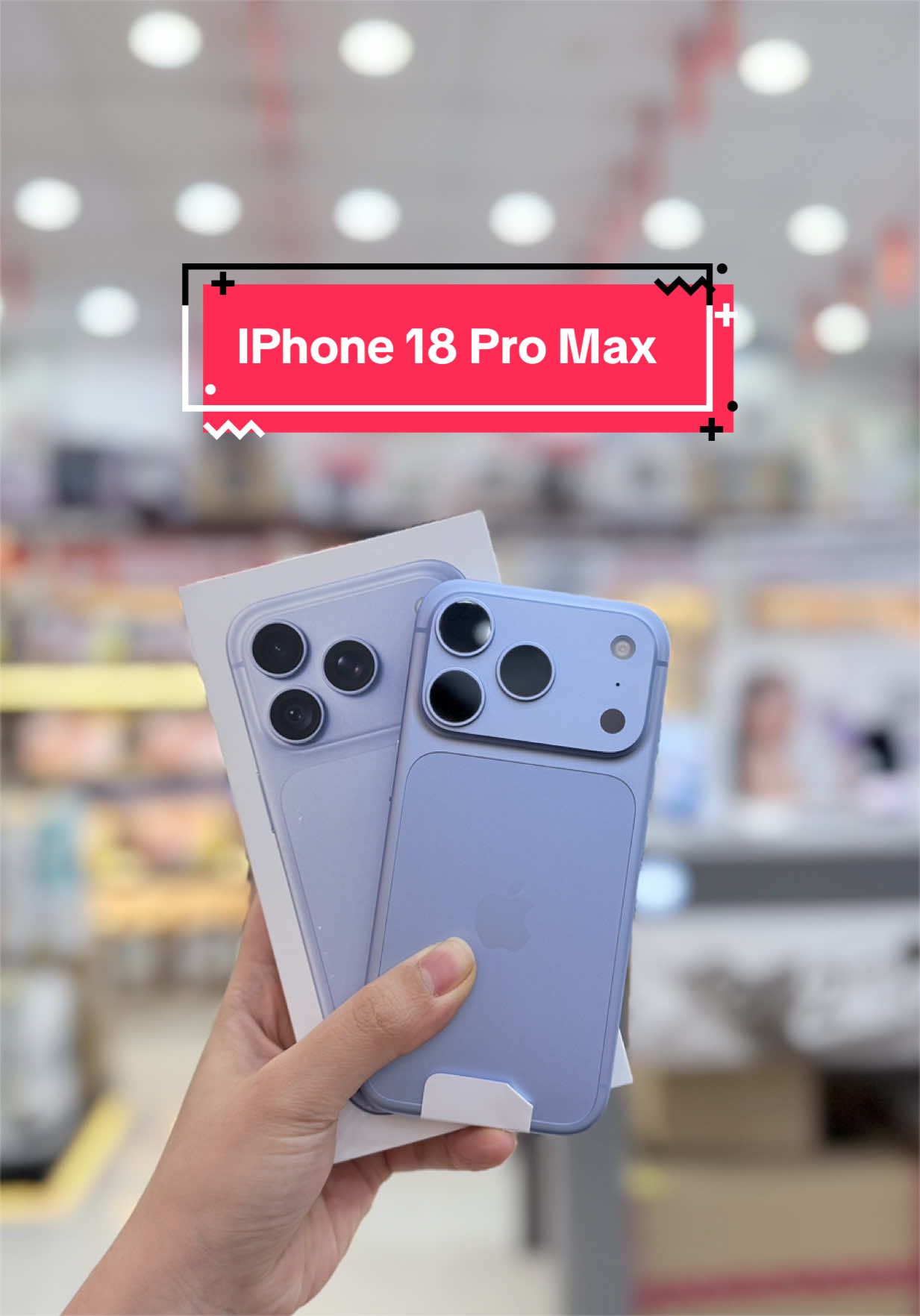 Có ai thấy Xanh Băng Thanh đẹp hơn Đỏ Burgundy không ạ? 🤭  #fptdienmay55daidong #xuhuong #iphone18promax #unboxing 