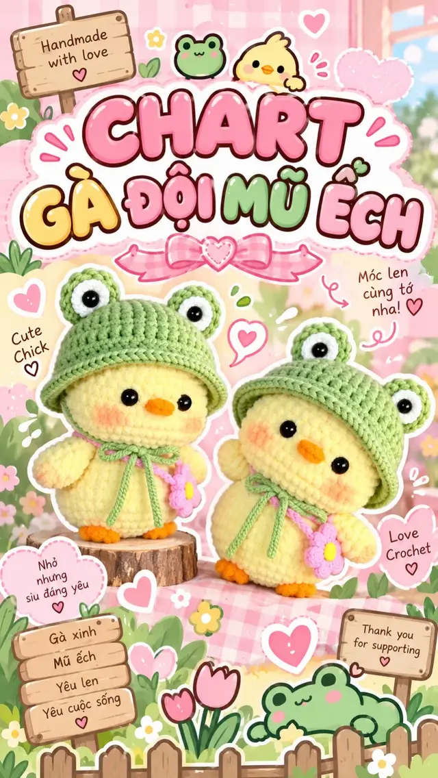 Chart này cưng quá , mình có móc theo yêu cầu , ai cần mẫu nào liên hệ mình nha #moclen #crochet #handmade #trending #chartmoclen 