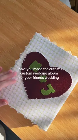 maybe I would’ve changed the photo fabric but it’s too late now I think it’s so cute 🥰  #DIY #weddingdiy #fyp 