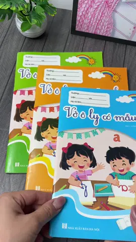 bộ 3 vở luyện viết có sẵn nét chấm toạ độ cho bé 4-6 tuổi #xhtiktok #tusachbeyeu #sachluyenviet 