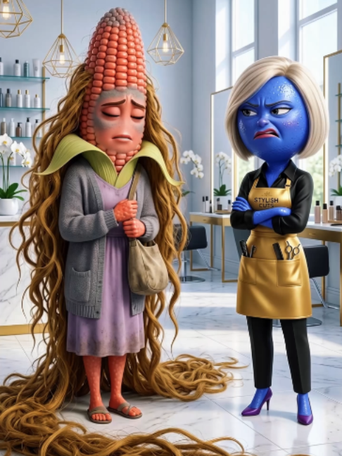 Hace diez años que no se lava el cabello… y cuando por fin se lo cortaron, ni ella sabía lo que escondía debajo 😱 #fruits #fruitdrama #storiesanimated #unitedstates #usa #viral