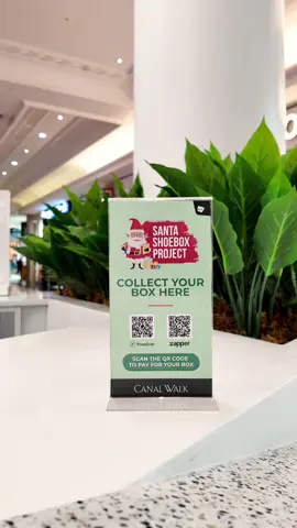 EVENT | Your pledge is the first step, collecting your box is the next ❤️ Collect your free shoebox from our Guest Services Desks and begin putting together your @santashoebox. 📍 Guest Services Desks near Checkers (Entrance 1) or opposite H&M (Entrance 10) ⏰ 9am - 9pm The first 5 shoeboxes are free. Additional boxes are available for R10 each, with all proceeds going directly to Santa Shoebox. Haven't pledged yet? It's not too late. ❤️ Pledge here 👉 Link in bio. #CanalWalk #HaveItAll