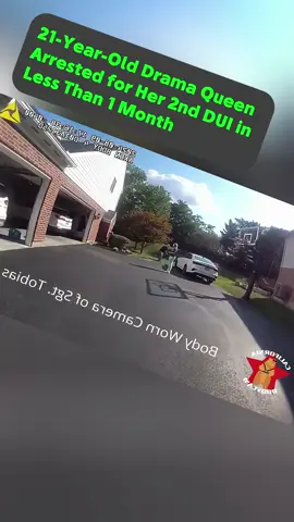 21-Year-Old Drama Queen Arrested for Her 2nd DUI in Less Than 1 Month #cops #copsoftiktok #bodycam 