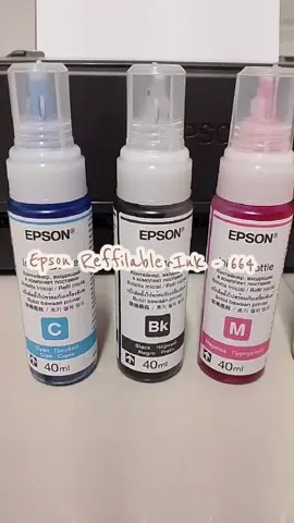 Epson Reffilable Ink - 664 #inkset #reffilable ink #printerink #epsonprinter #fypviral 