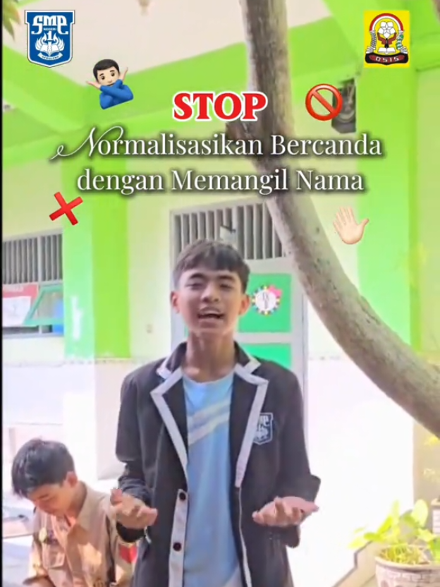 “Itu bukan sebuah candaan, tetapi....” Kadang yang menurut kita lucu, belum tentu lucu bagi orang lain. Apalagi kalau sudah membawa nama orang tua. Yuk, simak videonya dan jangan anggap hal ini sebagai candaan biasa! 👀✨ #OSIS  #StopBullying #generasicerdas 