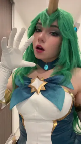 this song is so weird when you understand everything 😭 #cosplay #soraka #anime #leagueoflegends #starguardian 