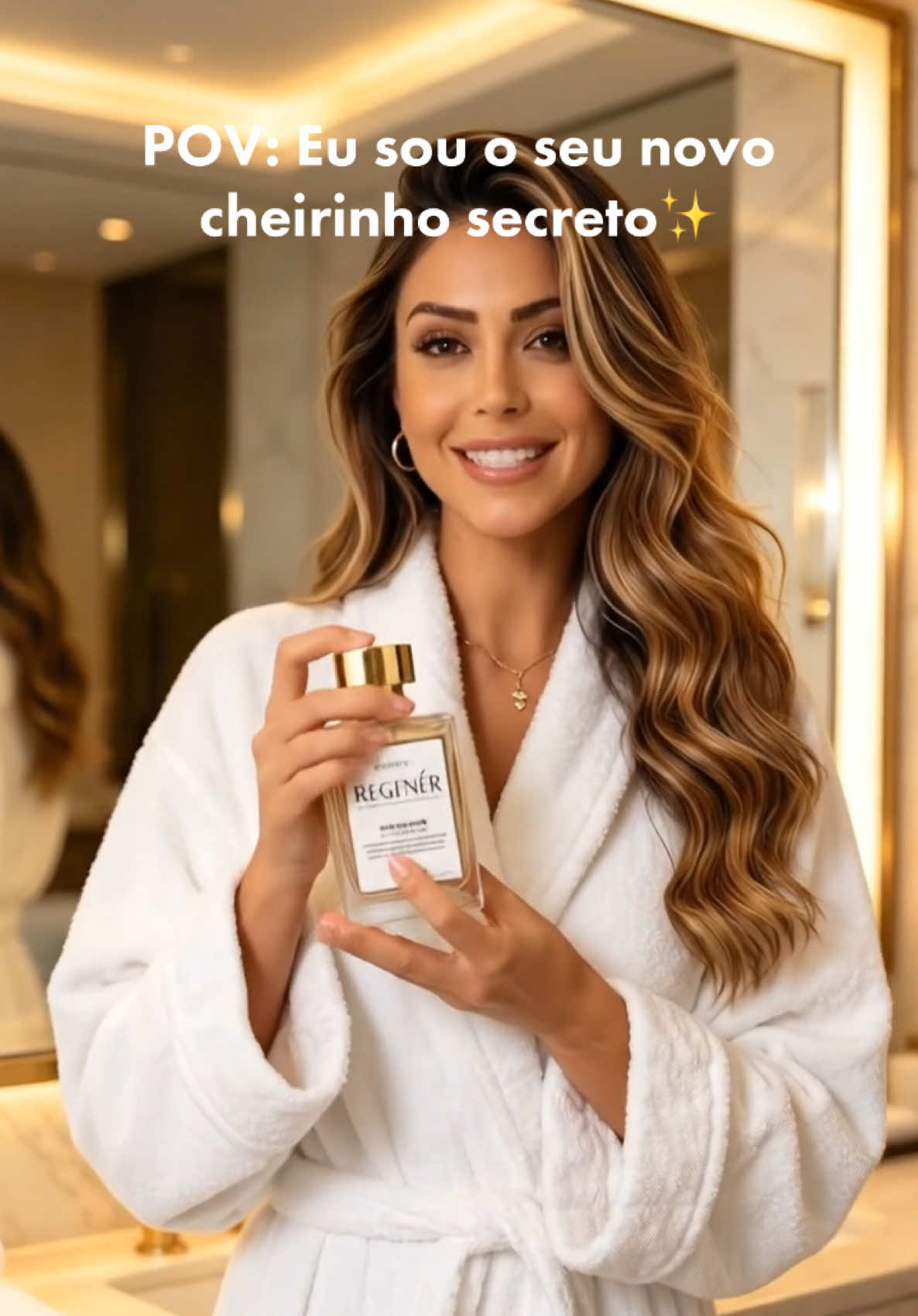 ✨ O Perfume Bifásico Regenér une fragrância sofisticada e duradoura a um cuidado leve para os fios. Hidrata sem pesar, protege contra o calor e deixa os cabelos revitalizados, macios e brilhantes em poucos segundos. #perfumecapilar #fragancias #fragancia #hidrata 