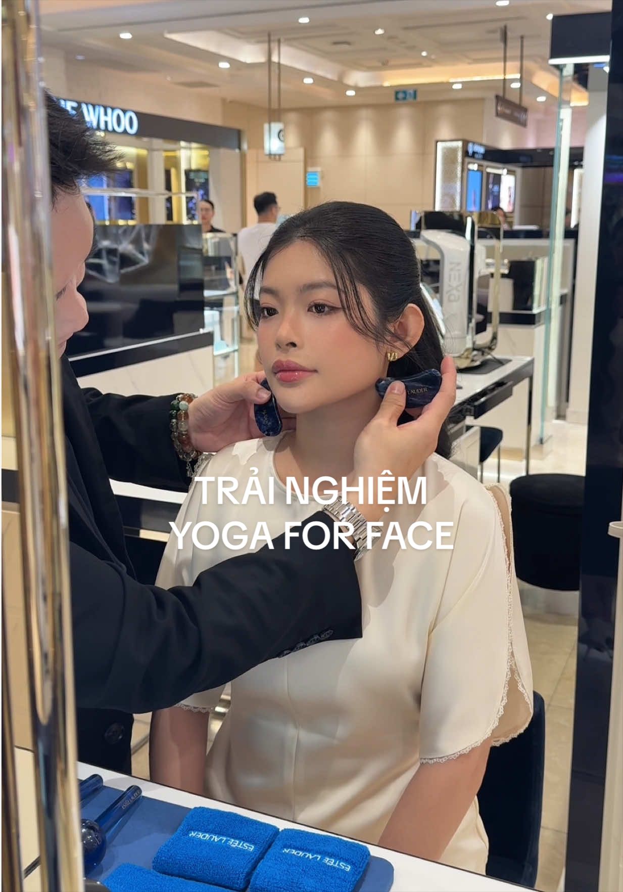 Một buổi chiều thư giãn cùng Yoga For Face tại Estée Lauder 🤍 @esteelaudervn  #EsteeLauderVN #EsteeLauderSkincare #AdvancedNightRepair