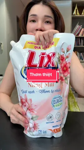Nước giặt lix thơm lâu giặt sạch 