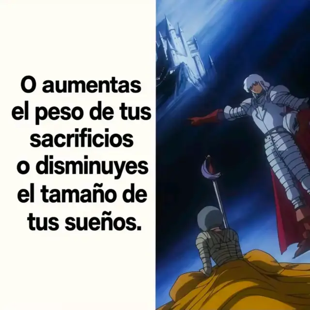 #creatorsearchinsights Griffith is the visionary leader of the Band of the Hawk in *Berserk*, driven by a dream so immense that he is willing to sacrifice everything to achieve it. His ambition, discipline, and charisma inspire countless followers, making him one of the most unforgettable and morally complex characters in manga. He embodies the idea that extraordinary goals demand extraordinary commitment. The quote reflects that philosophy. Every meaningful dream requires sacrifice—time, comfort, fear, or certainty. Without the willingness to give something up, a dream remains only an idea. The challenge is to pursue your ambitions without losing the values that define who you are. #Berserk #Griffith #Anime #Motivation 