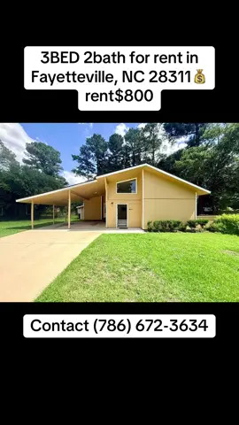 🏡 BEAUTIFUL HOME FOR RENT IN FAYETTEVILLE, NC! 🏡 📍 1009 Louisburg Pl, Fayetteville, NC 28311 Looking for a comfortable place to call home in Fayetteville? This property may be exactly what you’ve been looking for! Conveniently located in a residential neighborhood with easy access to local shopping, restaurants, schools, major roads, and everyday amenities. ✨ PROPERTY FEATURES: • Spacious and comfortable living areas • Well-maintained interior • Functional kitchen with plenty of space • Comfortable bedrooms • Modern bathrooms • Plenty of natural light • Private residential setting • Parking available • Great layout for families or working professionals • Convenient Fayetteville location 🏠 RENTAL DETAILS: 💰 Monthly Rent: Contact for current rental price 🔐 Security Deposit: Required 📅 Availability: Available for qualified applicants 🐶 Pets: Considered with applicable requirements 👨‍👩‍👧‍👦 Families and responsible tenants welcome RENTAL REQUIREMENTS: ✔️ Verifiable income ✔️ Proof of employment or ability to pay rent ✔️ Rental history may be required ✔️ Background screening ✔️ Security deposit required ✔️ Applicants must be able to meet the rental qualifications We are looking for a responsible tenant who will take care of the home and treat it like their own. ❤️ 📸 Interested in seeing the property? Send me a private message with your name, phone number, desired move-in date, and a little information about what you’re looking for, and I’ll provide the next steps and showing information. 📩 SERIOUS INQUIRIES ONLY — MESSAGE ME TODAY!#fayetteville #northcarolina #northcarolinahomes #rental #goviral 