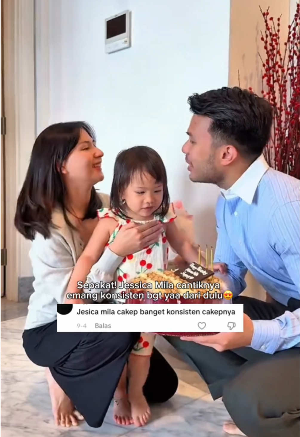 cantiknya jessica mila konsisten bgt dari dulu😍🫶🏻 #jessicamila #yakuphasibuan #jessicamilayakup #awetmuda #familygoals 