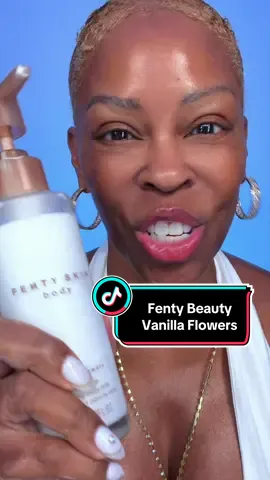 Vanilla Flowers + Butta Drop = smelling like a whole SNACK. 🤎✨ Soft, sweet, creamy… and the skin is GLOWING. @Fenty Beauty #fentybeauty #vanillaflowers #buttadrop #lotions #skincareover50 