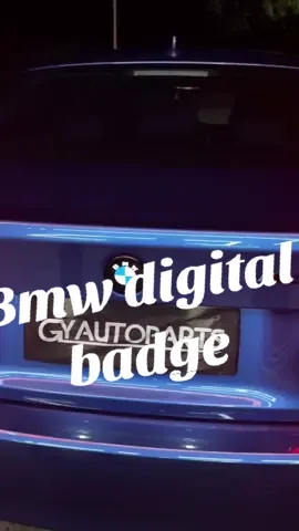Bmw digital badge#fyp #viral #caraccessories #cargadgets #bmw #bmwmotorsport #bmwlife #carsoftiktok #cargoodthing #carmodification 