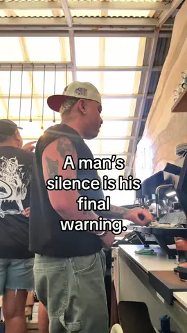 Last warning before he walks away 