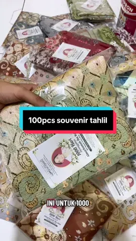 Pesanan 100pcs siap meluncurrrr 🤩 #fypシ゚ #sajadahmurce #souvenir #grosir #sajadahmurah 