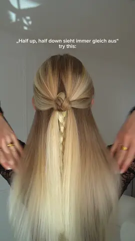 falls euer half up, half down Hairstyle ein Update braucht, speicher dir das Video ab! Was denkst ihr, wie lange habe ich für den Hairstyle gebraucht? 🫰🏼✨