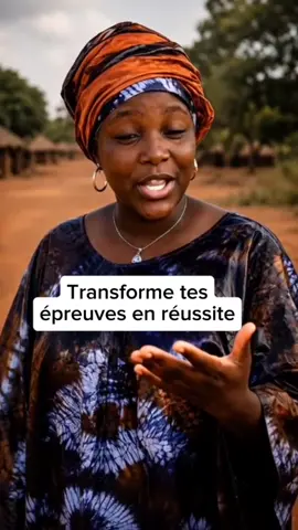 Transforme tes épreuves en réussite #Motivation #Détermination #Réussite #CroisEnToi #MamanAfrica