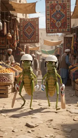 Abhishek Sharma destroyed our bowlers 😂🦗 Now the grasshoppers want revenge! 🏏🔥🇦🇫 #Afghanistan #AbhishekSharma #CricketComedy #AIVideo #FunnyVideo #FYP #AfghanCricket #Viral 