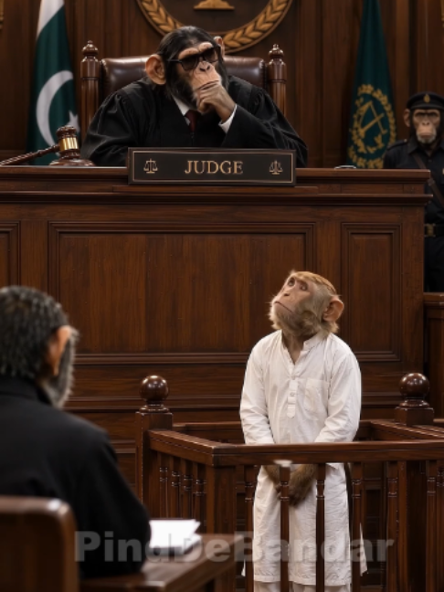 عزت بچانے نکلا تھا، جان جانے تک بات پہنچ گئی 😂😭 #trending #DesiComedy #FunnyReels #MonkeyPrank #viralshortsreels #Desi #FunnyMonkeys #Punjabi