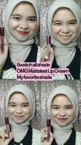 my favorite shade OMG Mattelast Lip Cream! #OMGBeauty #LipCreamOMG #OMGLipCreamRacing 